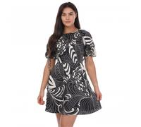 Ted Baker Vestido Corto Faridda Impreso Manga Abullonada para Mujer (GT782)