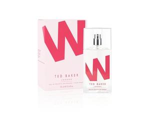 Ted Baker W EDT, Fragancia suave y sofisticada, hoja de higuera, peonía blanca y violeta africana Notas de salida con orquídea rosa, cassis y notas medias de frambuesa, 75 ml