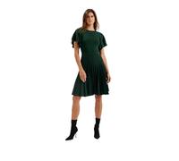 Ted Baker WMD-alenha-Vestido Corto de Punto con Mangas de ángel para Mujer, Estilo Casual de Negocios, Verde Oscuro, 40