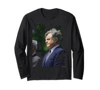 Ted Kennedy Senador Estadounidense en 1983 por Michael Grecco Manga Larga