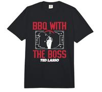 Ted Lasso BBQ with The Boss Quote Comfort Colors Adult Heavyweight T-Shirt