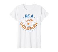 Ted Lasso Be a Goldfish Camiseta, Mujer, Blanco, M