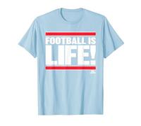 Ted Lasso Football is Life Camiseta, Hombre, Azul Bebé, XL