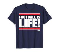 Ted Lasso Football is Life Camiseta, Hombre, Azul Marino, S