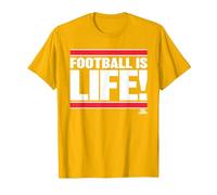 Ted Lasso Football is Life Camiseta, Hombre, Dorado Brillante, XL