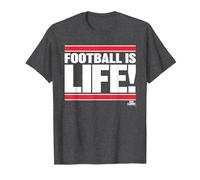 Ted Lasso Football is Life Camiseta, Hombre, Jaspeado Oscuro, 5XL