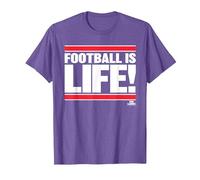 Ted Lasso Football is Life Camiseta, Hombre, Morado Jaspeado, XXL