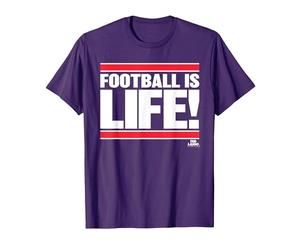Ted Lasso Football is Life Camiseta, Hombre, Morado, L