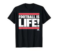 Ted Lasso Football is Life Camiseta, Hombre, Negro, S