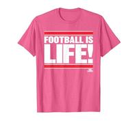Ted Lasso Football is Life Camiseta, Hombre, Rosa Jaspeado, 3XL