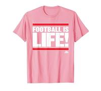 Ted Lasso Football is Life Camiseta, Hombre, Rosado, L