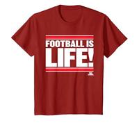 Ted Lasso Football is Life Camiseta, Niños, Arándano, 3 años