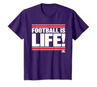 Ted Lasso Football is Life Camiseta, Niños, Morado, 12 años