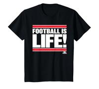 Ted Lasso Football is Life Camiseta, Niños, Negro, 6 años