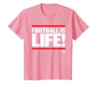 Ted Lasso Football is Life Camiseta, Niños, Rosado, 6 años