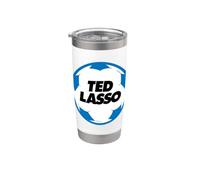 Ted Lasso soccer ball logo Vaso térmico de acero inoxidable de doble pared