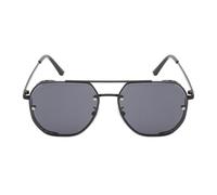 Ted Smith 51-17-143 - Gafas de sol con borde completo, lentes de policarbonato y 100% protección UV, para hombre y mujer, talla S a M, Negro , 51