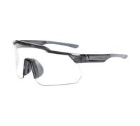 Ted Smith Gafas de tiro deportivas unisex con lentes fotocromáticas y clip de lente de prescripción, color gris y negro, 145