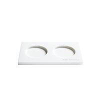 Ted Sparks Bandeja para jabones de Manos, lociones de Manos o Aerosoles espaciales, Color Blanco, Fabricado en acrílico, TED-AT-D02