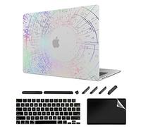 TeDaWen Funda esmerilada adecuada para MacBook Air de 13.6 pulgadas (modelo de versión 2022: chip A2681 M2), funda protectora esmerilada y cubierta de teclado y protector de pantalla, blanco mate Q1