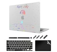 TeDaWen Funda para portátil para MacBook Air de 13.6 pulgadas (modelo de versión 2022: chip A2681 M2), funda para portátil y cubierta de teclado y protector de pantalla, (Lunar Explorer) K8