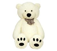 TEDBI Oso de Peluche Gigante 200cm | Crema | Gran Oso Gigante de Peluche de Juguete de Regalo de cumpleaños XXL Teddi Bear