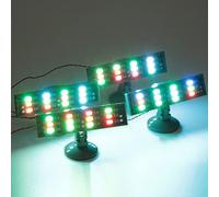 TEDDOO 4 focos LED de bloque de construcción, interfaz USB con alto brillo, fuente de alimentación de 160 mAs adecuada para modelos grandes, iluminación externa, kit de bricolaje compatible con Lego