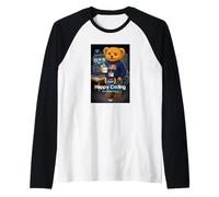 Teddy Bear Happy Coding, Just a Boy Who Loves Coding Camiseta Manga Raglan