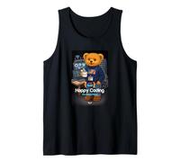 Teddy Bear Happy Coding, Just a Boy Who Loves Coding Camiseta sin Mangas