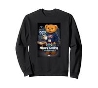 Teddy Bear Happy Coding, Just a Boy Who Loves Coding Sudadera