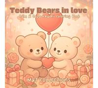 Teddy Bears in Love: Cute Valentine’s Day kawaii coloring pages for kids and adults