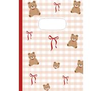 Teddy composition notebook: Cute squared notebook A5