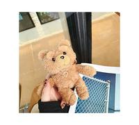Teddy Guardián de tu Tecnología, Diseño de Oso de Peluche Realista Ofrece Defensa Anticaídas y Antipolvo para Airpods, Un Estilo Creativo Que