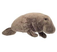 Teddy Hermann 90156 Manatee 40 cm, Peluche con Contenido Reciclado Ideal (Material de Relleno)
