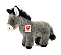 Teddy Hermann 90277 Burro de pie 27 cm, Peluche con Contenido Reciclado Ideal (Material de Relleno)