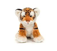 Teddy Hermann 90448 Marrón Tigre 32 cm, Peluche con Contenido Reciclado Ideal (Material de Relleno)