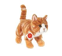 Teddy Hermann 90682 Gato 20 cm, Peluche, Rot getigert