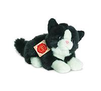 Teddy Hermann 90689 Cat 20 cm, Peluche con Contenido Reciclado Ideal (Material de Relleno)