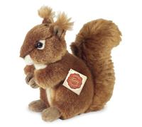 Teddy Hermann 90818 Eekhoorntje 17 cm, knuffeldier, pluche dier met gerecyclede