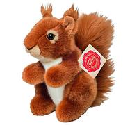 Teddy Hermann 90843 Ardilla 14 cm, Peluche con Contenido Reciclado Ideal (Material de Relleno)