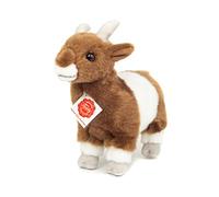 Teddy Hermann 91719 Cabra marrón/Blanco 22 cm, Peluche
