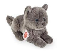 Teddy HERMANN ® Gato cartujano acostado, 20 cm