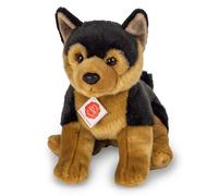 Teddy Hermann 91946 Herdershond Pup, zittend 30 cm, knuffeldier, pluche dier met