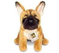 Teddy Hermann 91987 Bulldog Francés 27 cm, Edición Especial Perros Favoritos, Peluche con Contenido Reciclado Ideal (Material de Relleno)