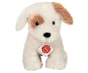 Teddy Hermann 91992 Cachorro de Perro Rollo 20 cm, Peluche con Contenido Reciclado Ideal (Material de Relleno)