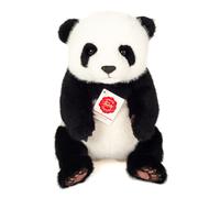 Teddy Hermann 92447 Panda zittend 28 cm, knuffeldier, pluche dier