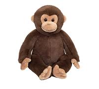 Teddy Hermann 92949 Mono Sentado 35 cm, Peluche sostenible Green Friends con Contenido Reciclado Ideal (Material de Relleno)
