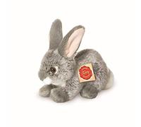 Teddy Hermann 93701 Conejito Sentado Gris 18 cm, Peluche