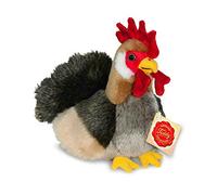 Teddy Hermann 94146 Gallo 17 cm, Peluche con Contenido Reciclado Ideal (Material de Relleno)