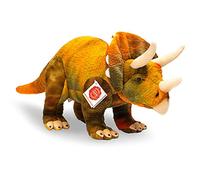 Teddy Hermann 94506 Dinosaurio Triceratops 42 cm, Peluche con Contenido Reciclado Ideal (Material de Relleno)